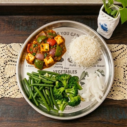 Myfitnessthali    -   India’s First Stainless Steel Portion Control Thali For Sustainable Weight Loss