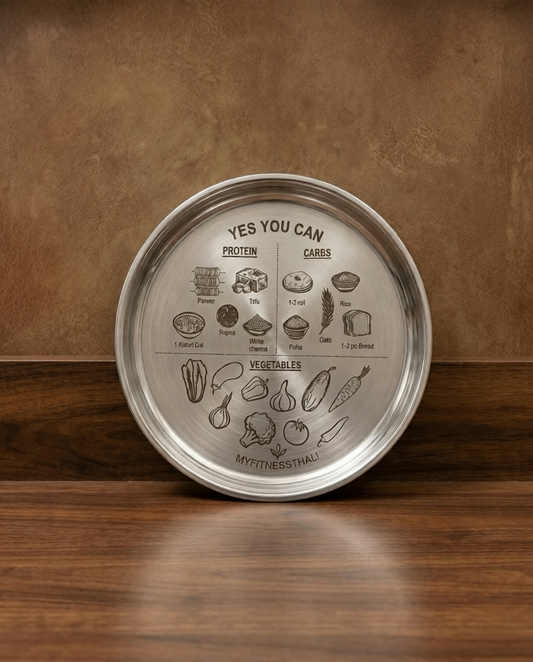 Myfitnessthali    -   India’s First Stainless Steel Portion Control Thali For Sustainable Weight Loss